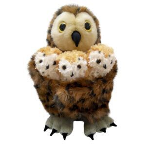 HIDE-AWAY PUPPETS - Tawny Owl (with 3 Babies)