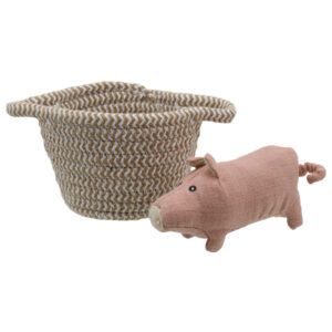 WILBERRY PETS IN BASKETS - Pig