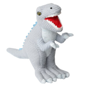 WILBERRY KNITTED DINOS - T-Rex (Blue - Small)