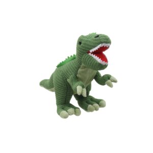 WILBERRY KNITTED DINOS - T-Rex (Green-Small)