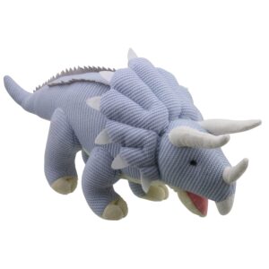 WILBERRY KNITTED DINOS - Triceratops (Blue-Large)
