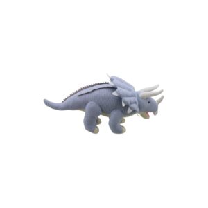 WILBERRY KNITTED DINOS - Triceratops (Blue-Small)