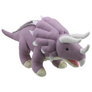 WILBERRY KNITTED DINOS - Triceratops (Lilac-Large)