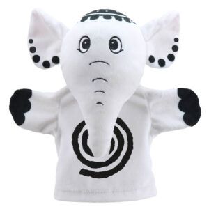 MY FIRST BLACK & WHITE PUPPETS - Elephant