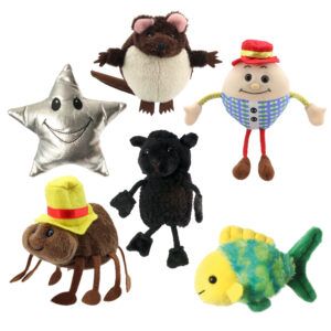 FINGER PUPPETS - Nursery Rhymes Set of 6